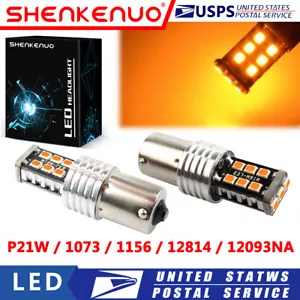 For Suzuki Vstrom DL650 VanVan 200 LED Front Rear Turn Signal Light P21W 1156 US - Picture 1 of 12