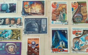 Vintage USSR Soviet Russian Postage stamps collection, 25 stamps + 8 as a gift - Picture 1 of 12