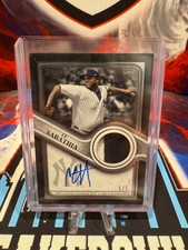 2023 Topps Update - CC SABATHIA - SSP BLACK Reverence Autograph Patch 1/5 🔥