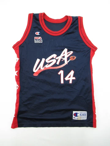 Team USA Jersey Kids Sz XL Steve Nash NBA Champion Basketball 90s Cover