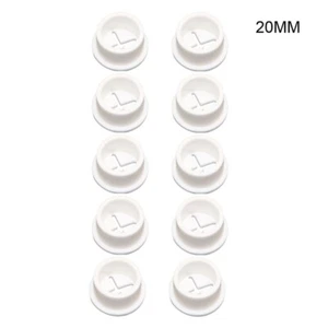 10Pcs Silicone Cable Cord Grommets Flexible Furnitures Hole Cover Wire Organizer - Picture 1 of 11