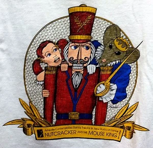 NUTCRACKER AND THE MOUSE KING 2013 ASHEVILLE DANCE THEATRE LARGE WHITE SHIRT - Picture 1 of 5