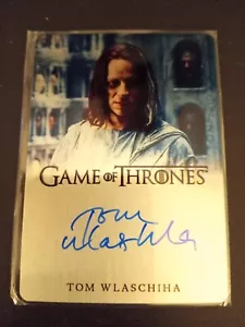 2024 Game of Thrones Legends Of The Realm Tom Wlaschiha Metal Auto Autograph /55 - Picture 1 of 8