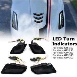 For VESPA GTS125 250 300 GTV250 GTV300 Front Rear Turn Signal Light Indicator  - Picture 1 of 14