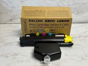 New Open Genuine Ricoh Savin Lanier P C600 Yellow Toner Cartridge 480313 - Afbeelding 1 van 9