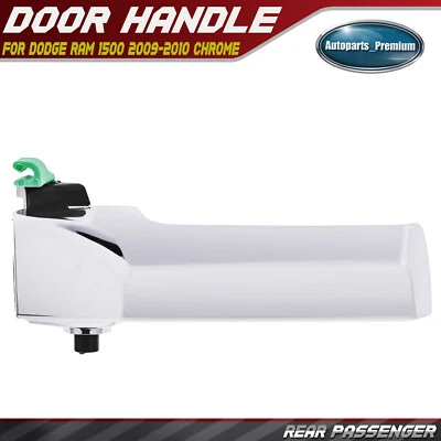 Maçaneta interna cromada lateral direita passageiro para Dodge Ram 1500 2009-2010 - Imagem 1 de 4