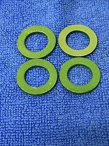 ANILLO INDUSTRIES ~ LD153-0010-0016 ~ LAVADORA PLANA VERDE (LOTE DE 4) - Imagen 1 de 1