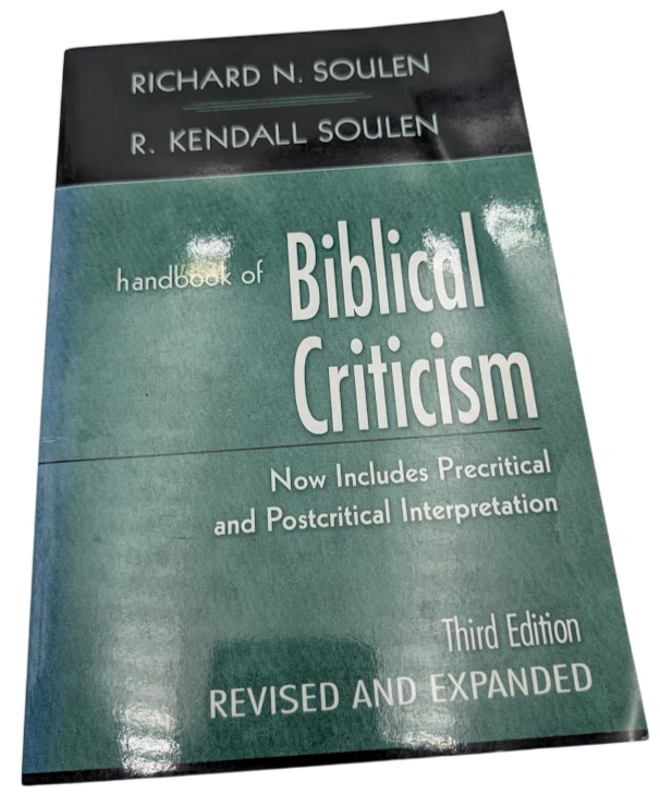 Handbook of Biblical Criticism: Third Edition, Revised & Expanded Paperback 2001 - Image 1 of 4