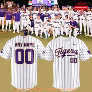 YC Personalized Lsu Tiger Baseball Special Edition 2025 Baseball Jersey - Picture 1 of 2