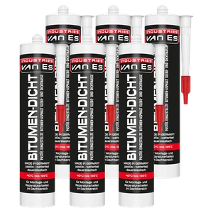 Profi Power Bitumenschindelkleber 6x 310ml Bitumenkleber Dichtstoff Kaltkleber - Bild 1 von 3