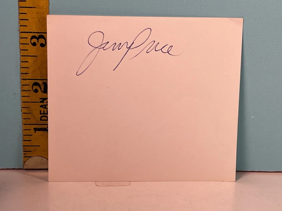 🔥 JIM PRICE Detroit Tigers Autographed Postcard🔥 - Image 1 of 1