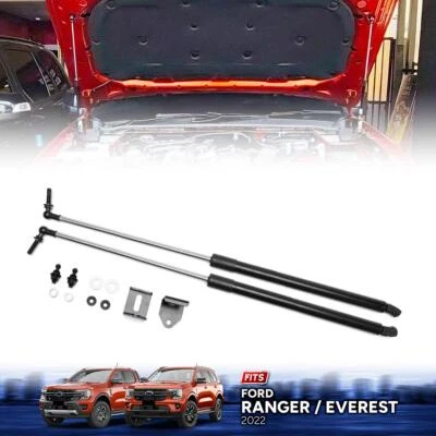 Fit Ford Ranger Everest NEXT GEN 2022-2025 Set Front Shock Hood Bonnet Gas Strut - Image 1 of 4