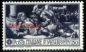 Colonie Italiane Castelrosso 1930 Ferrucci n. 27 ** (m2822) - Imagen 1 de 1