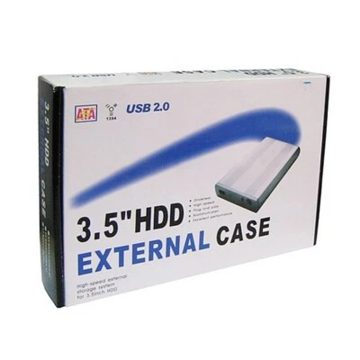 3.5 inch HDD External Case, Support IDE Hard drive  EU Plug (Silver) - Image 1 of 4