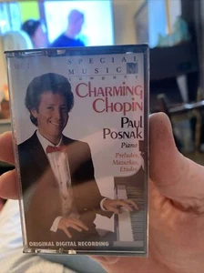 Paul Posnak, Charming Chopin Vol 1 Piano Brand New Sealed Cassette HTF Buy Me ! - Picture 1 of 7