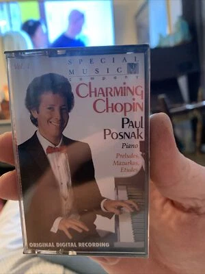Paul Posnak, Charming Chopin Vol 1 Piano Brand New Sealed Cassette HTF Buy Me ! - Image 1 of 4