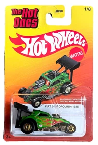 Hot Wheels 1936 Fiat 500 Topolino The Hot Ones 1/8 1:64 modellino auto giocattolo scatola originale - Foto 1 di 14