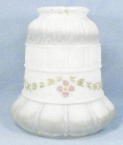 Lámpara Art Deco Pantalla Azul Rosa Flores Vidrio Leche Mesa Soporte Techo Vintage #5 - Imagen 1 de 7