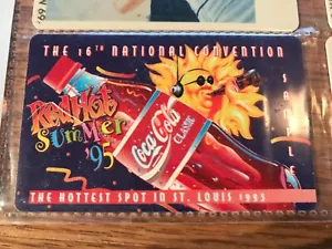 1996 Scorecard Coca-Cola 16th National Convention Sprint Phone Card St Louis - Bild 1 von 2