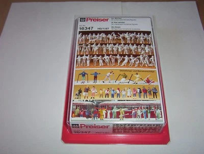 Preiser 16347 H0 Figuren " Im Winter", unbemalt