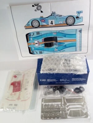 1-43 Audi R8R GULF JOHANSSON TEAM Le Mans '01 #4 Resin metal kit BBR PJ270 - Immagine 1 di 4