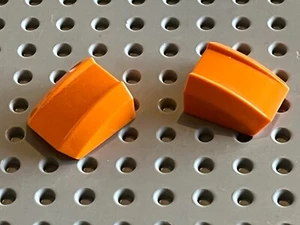 2 x LEGO Orange Brick Curved Top ref 30602 / set 5525 7962 7737 10152 10155 9678 - Imagen 1 de 1