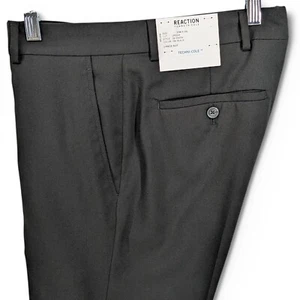 Kenneth Cole Men’s Ready Flex Slim Fit Stretch Suit Dress Pants Black 31 x 32 - Picture 1 of 6
