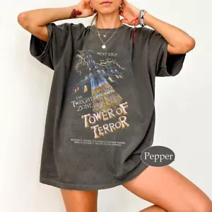 Disney Retro Tower Of Terror Shirt, Twilight Zone Shirt, Disney Rides Shirt - Picture 1 of 3