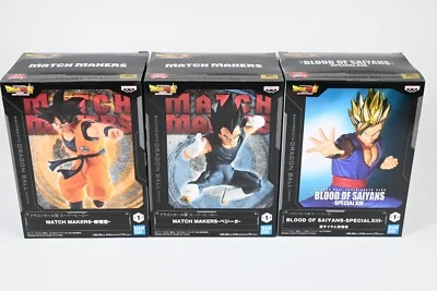 Banpresto Bandai Dragon Ball Son Goku Son Gohan Vegeta Saiyan Figure 3 Set - Image 1 of 4