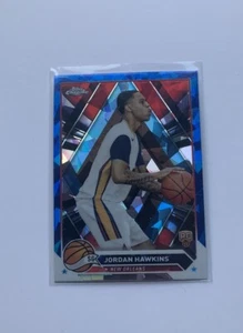 2023-24 Topps Chrome Sapphire Jordan Hawkins #63 Rookie Card Pelicans (RC) - Picture 1 of 2