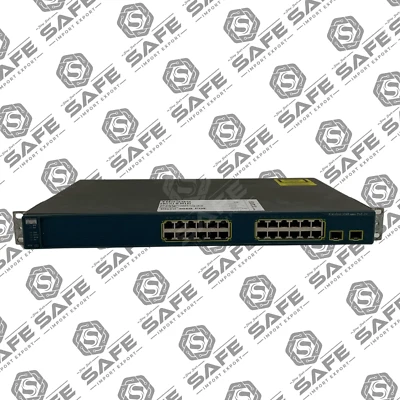 CISCO WS-C3560-24PS-S 24 PORT POE SWITCH 2 SFP UPLINK Cisco Catalyst Switch - Image 1 of 4