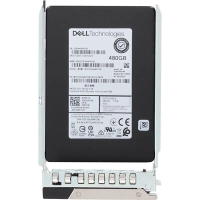 R6XYW 0R6XYW Dell 480GB 6Gbps SATA MU TLC 7mm 2.5'' SSD 14/15/16G KIT - Image 1 of 4