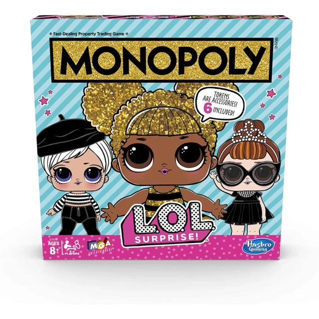 Hasbro L.O.L. Surprise Edition Monopoly Game Board