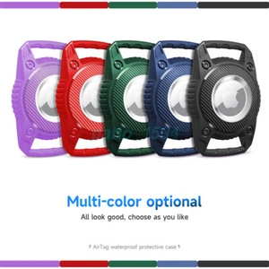 For Apple Airtag IP7 Waterproof Pet Anti Loss Locator Collar Keychain Case - Picture 1 of 12