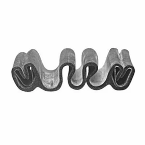 Slider to Slider Accordion Boot Seal - 15 ft | Spring clips are facing the same - Picture 1 of 6
