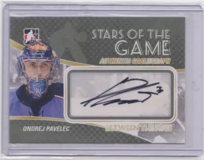 2010-11 ITG BETWEEN THE PIPES STARS OF THE GAME GOALIEGRAPH ONDREJ PAVELEC #A-OP - Image 1 of 2