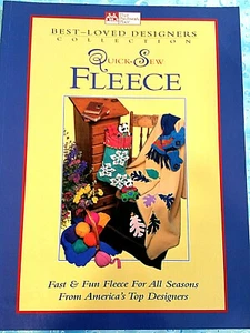 QUICK-SEW FLEECE 1998  126pg book 9 Best-Loved Designers wearables, gifts, etc - Picture 1 of 12