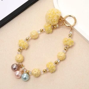 Chain Beaded Phone Chain Colorful Backpack Chain Durable Mobile Phone Lanyard - Photo 1 sur 15