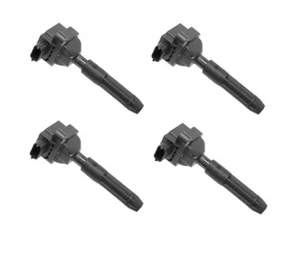 Set of 4 Ignition Coil With Spark Plug Connector (OEM) BERU ZS041 for Mercedes - Picture 1 of 1