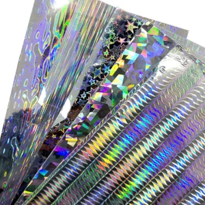10PCS/lot Holographic Fishing Lure Tape 20X10cm/Flasher Prism Sticker 5 Colors - Picture 1 of 15