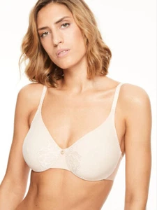 Soutien-gorge 100B (85B eu) Moulé CHANTELLE Orangerie Peau rosé - Picture 1 of 3
