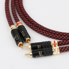 HiFi Audio 5N OFC RCA Interconnect Cable Extension Cord With WBT Connector Plug