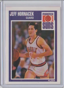 1989-90 Fleer Rookie Card #121 Jeff Hornacek Phoenix Suns - Bild 1 von 1