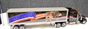 1/32 Franklin Mint Peterbilt Truck & Refrigerated Trailer Die-Cast Model 379 - Picture 1 of 24
