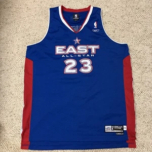 Lebron James #23 Mens East Jersey 2XL +2 Blue 2005 NBA All Star Game Reebok - Picture 1 of 4