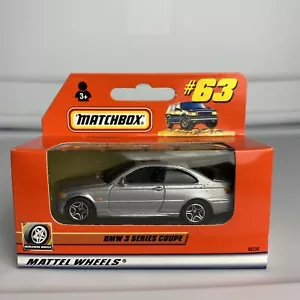 MATCHBOX SUPERFAST #63 ARGENTO BMW SERIE 3 COUPE 1999 NUOVO IN SCATOLA - Foto 1 di 4