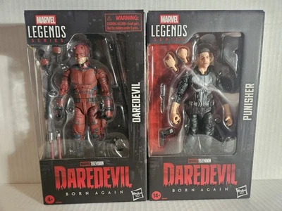 Figuras de acción Hasbro de Marvel Legends - Daredevil & Punisher (Born Again) Foto 1 de 4
