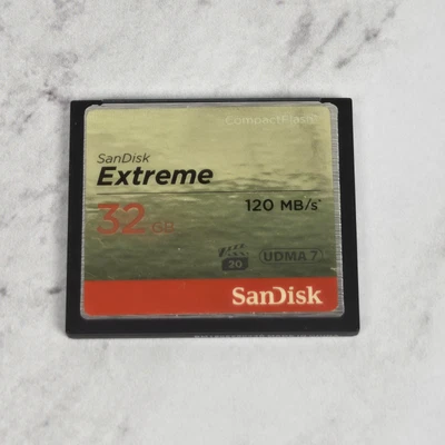 SanDisk 120MB/s Extreme S 32GB CompactFlash CF Memory Card SDCFXS-32G 32 GB - Image 1 of 3
