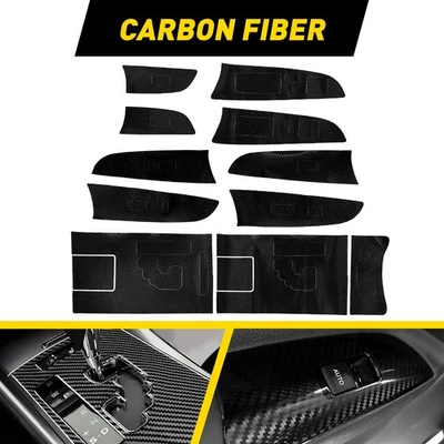 Fit LEXUS IS250 IS300 IS350 2006-2012 Carbon Fiber Gear Shift Panel Box Sticker - Image 1 of 4