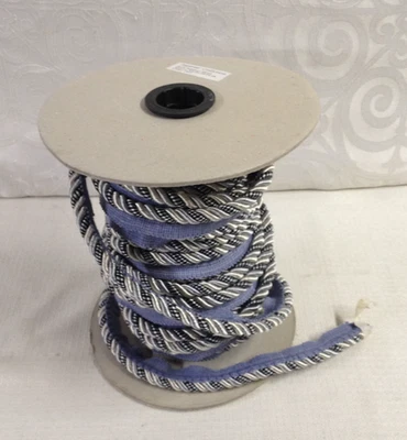 Cuerda de tapicería de 15 yardas con cordón giratorio con labio 3/8" - NUEVO - LEER Foto 1 de 4